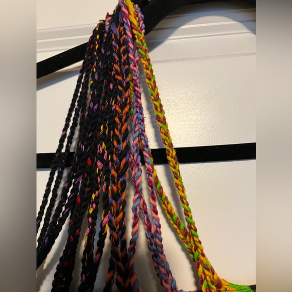 🆕 Unique color woven tote bag from Mexico🌈 - Picture 3 of 4